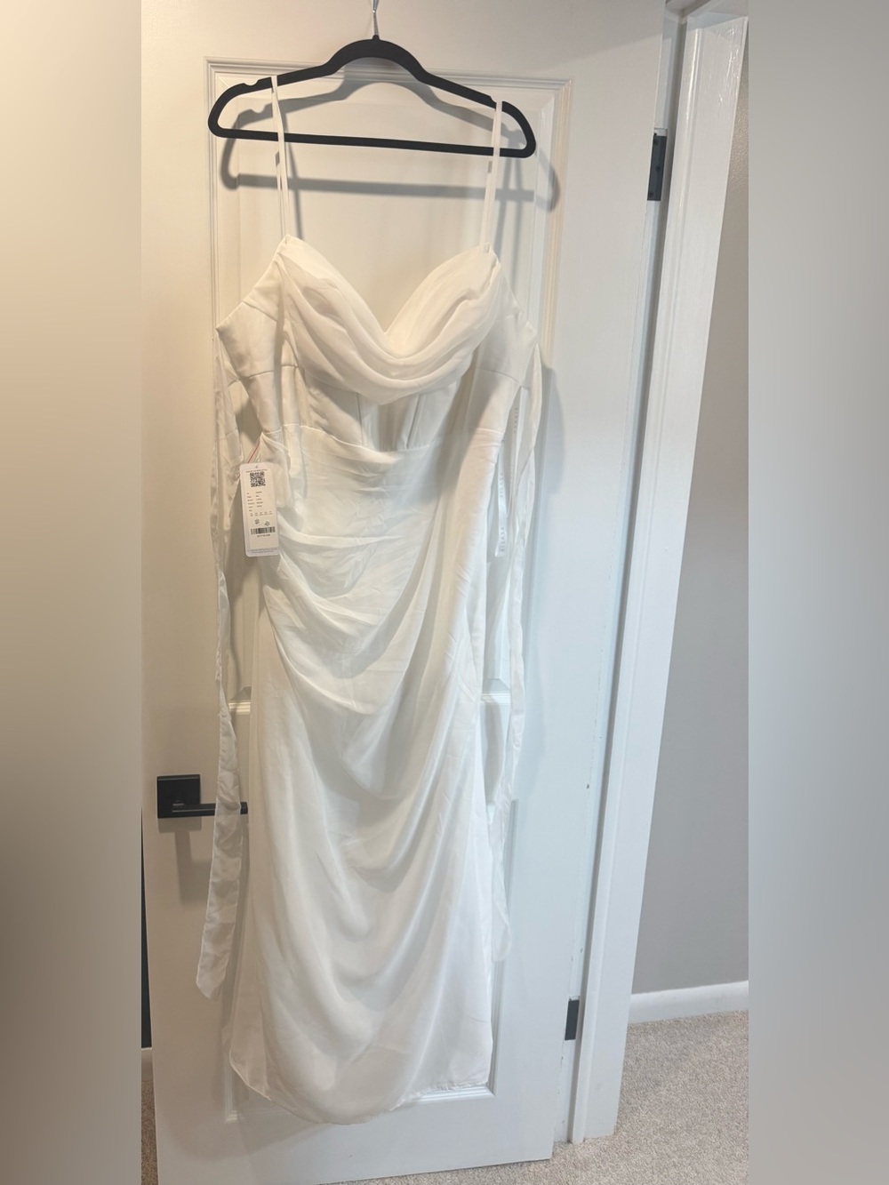 Azazie Dress in White-Style: Mai